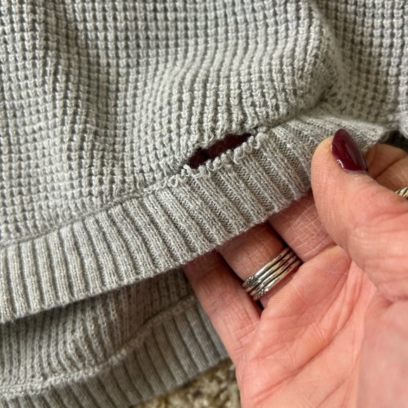 Ralph Lauren Gray Women's Cowl Neck Sweater - Picture 3 of 6